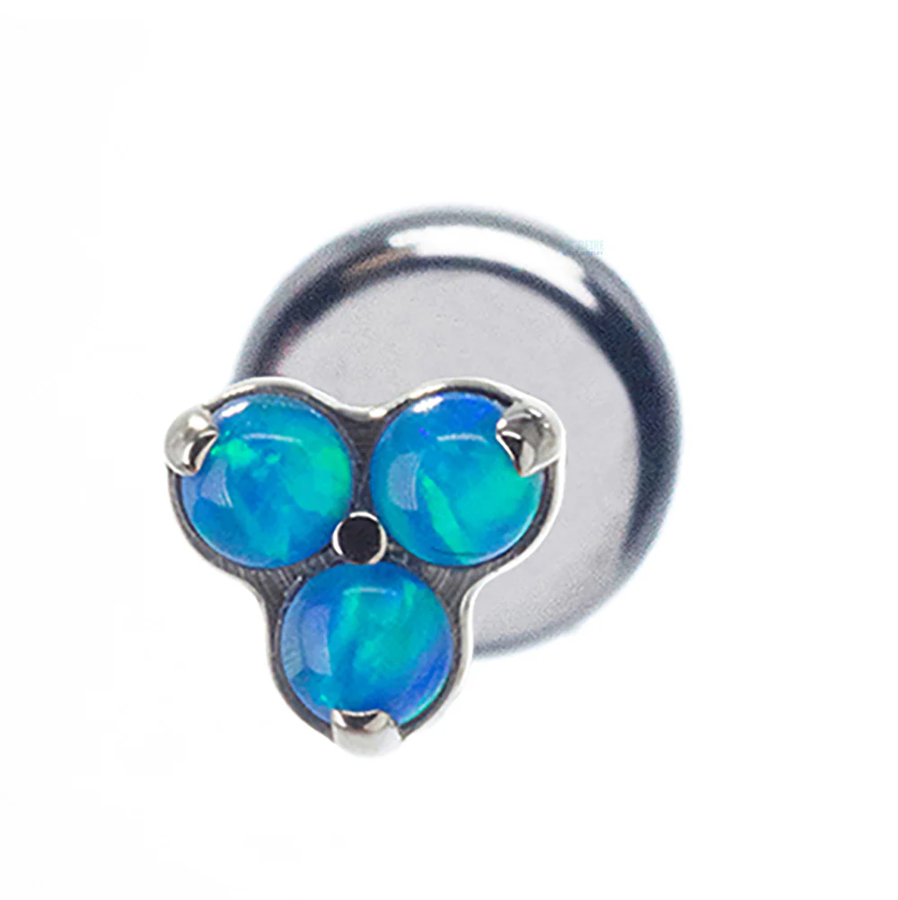 Opals in Trinity (Menage a Trois) on Flatback - Image 5
