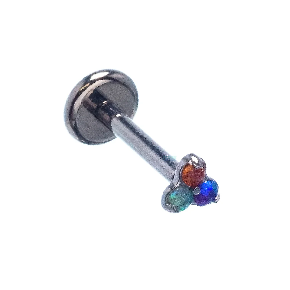 Opals in Trinity (Menage a Trois) on Flatback - custom color combos - Image 3