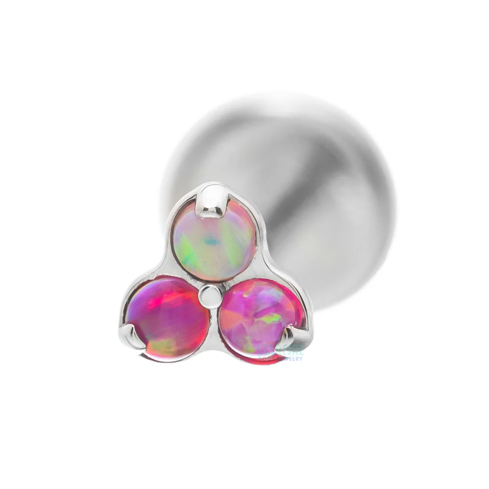 Opals in Trinity (Menage a Trois) on Flatback - custom color combos - Image 5