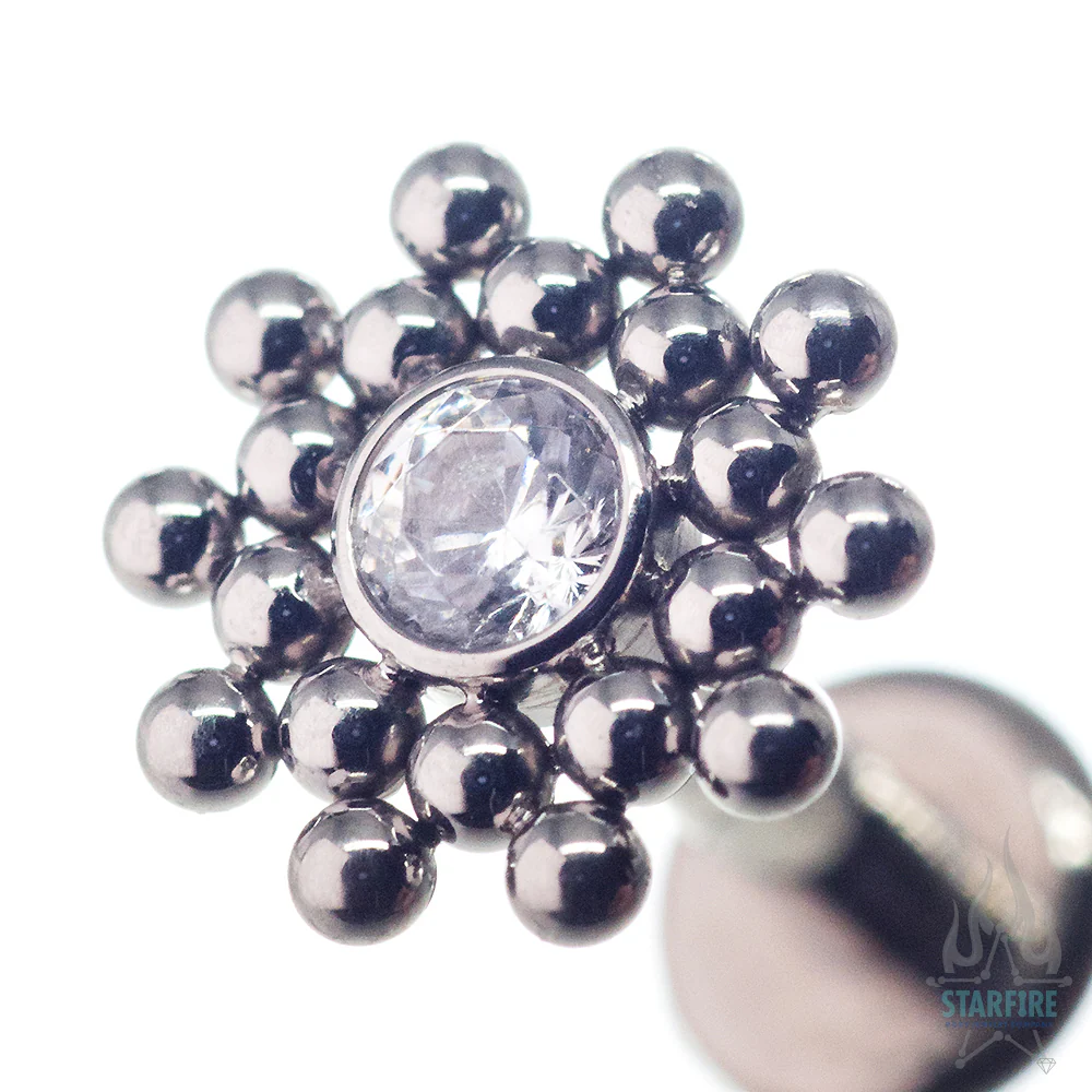 11HT-20 'Haute Couture' Faceted Gem Bezel on Flatback - Image 3
