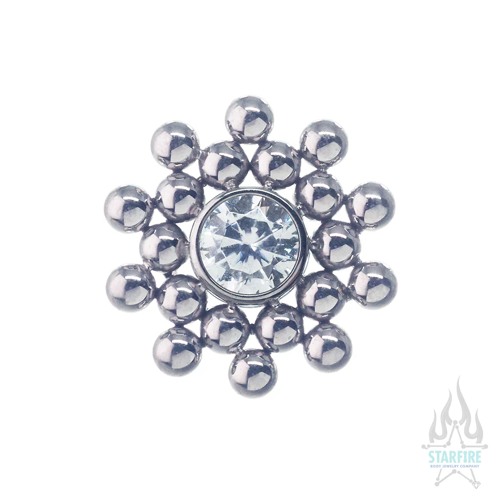 11HT-20 'Haute Couture' Faceted Gem Bezel on Flatback - Image 7