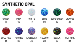 11HT-20 'Haute Couture' Opal Bezel on Flatback - Image 3