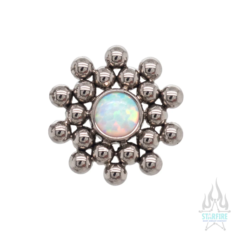 11HT-20 'Haute Couture' Opal Bezel on Flatback - Image 4