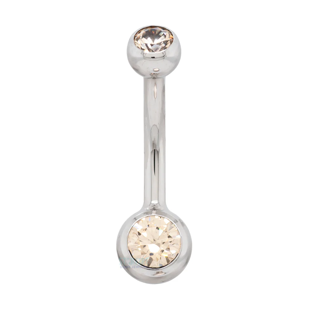 Ball-Set Brilliant-Cut Navel Curve - Image 11