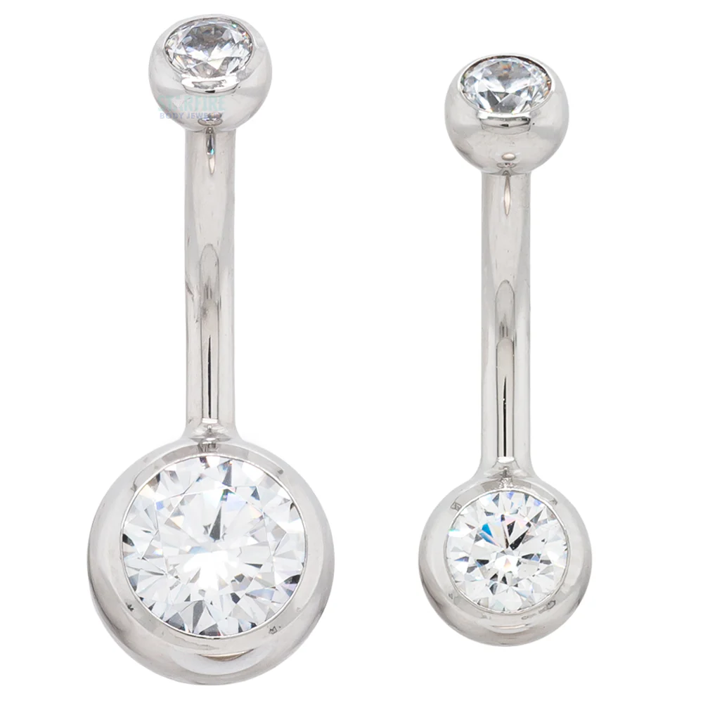 Ball-Set Brilliant-Cut Navel Curve - Image 3