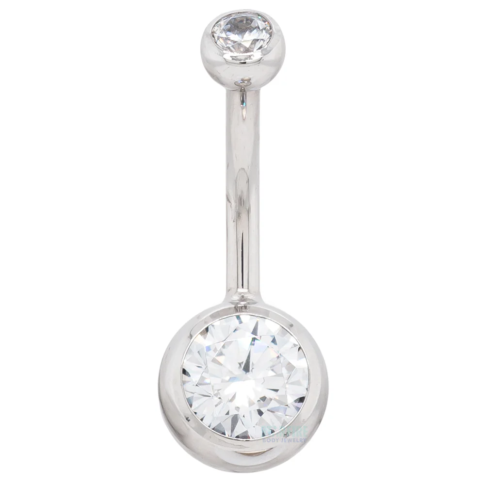 Ball-Set Brilliant-Cut Navel Curve - Image 5