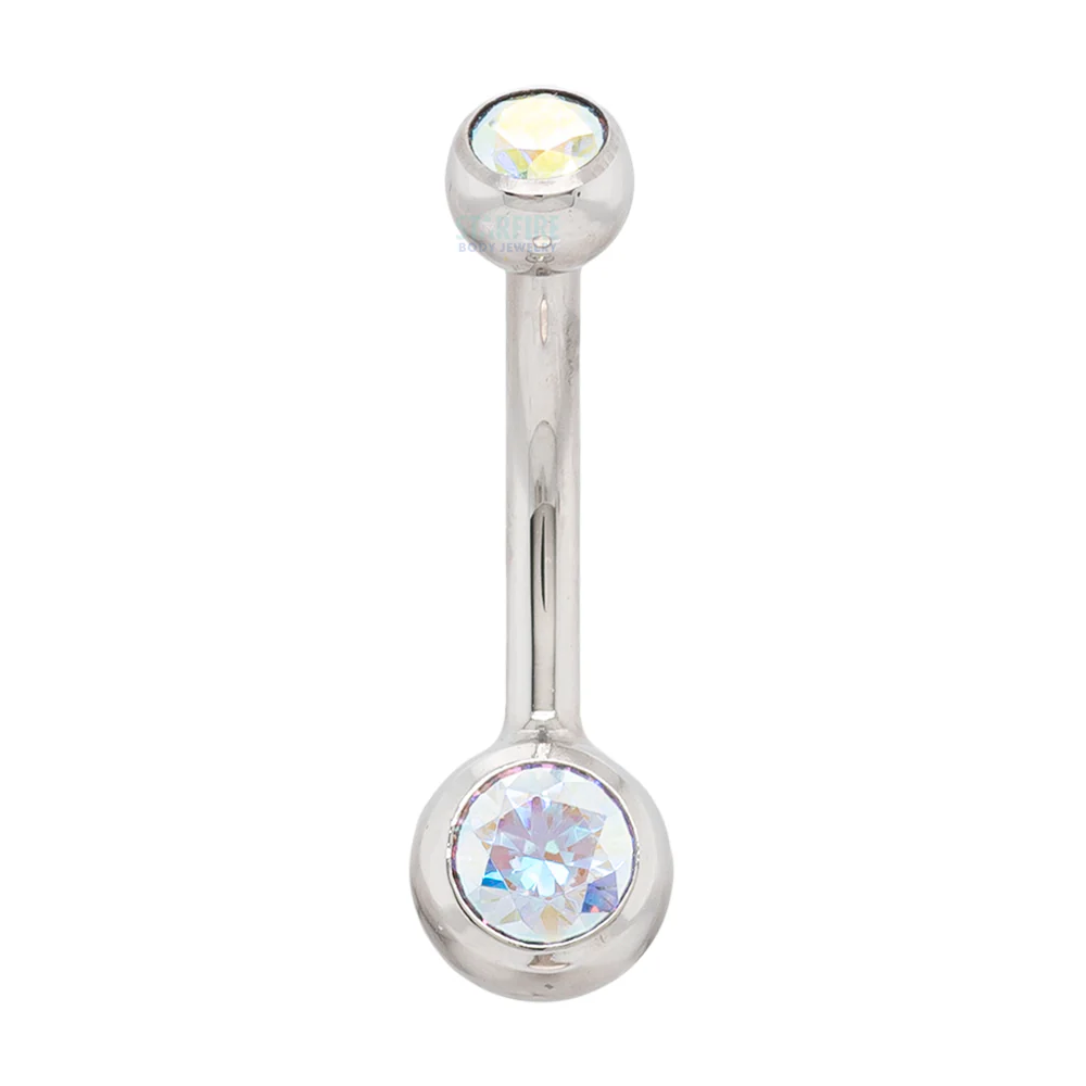 Ball-Set Brilliant-Cut Navel Curve - Image 9