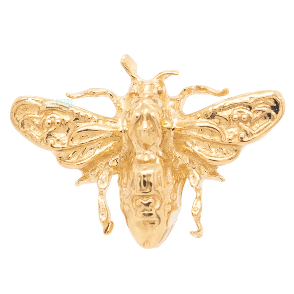 Bee Threaded End in Gold - Image 9
