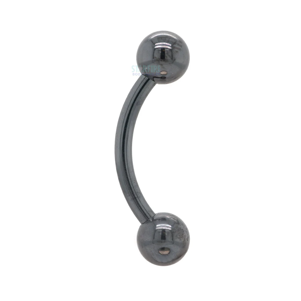Black Niobium Curved Barbell - Image 3