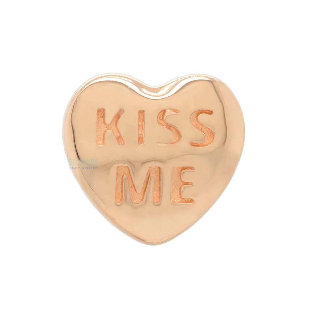 Valentine Conversation Hearts Threaded End in Gold - Image 11