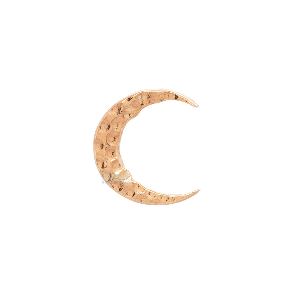 Hammered Moon Threaded in Gold - Image 5