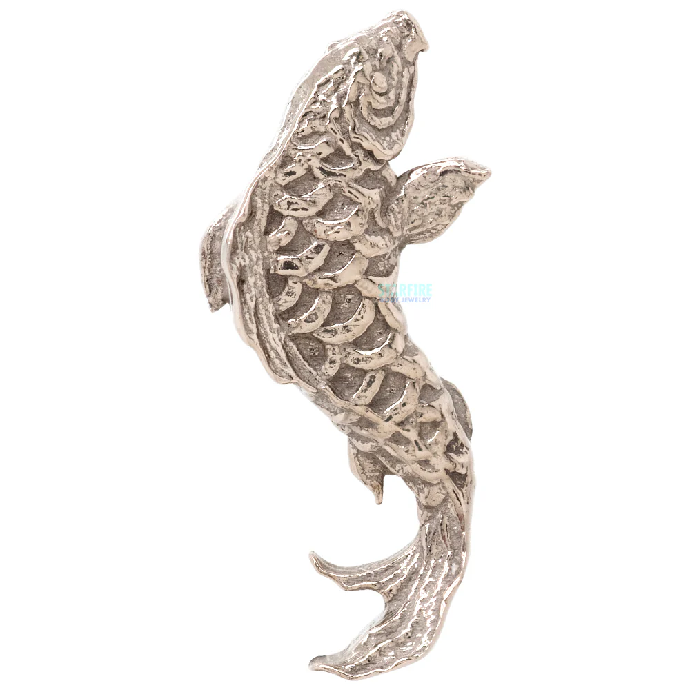 Koi Fish Threaded End in Gold - Image 2