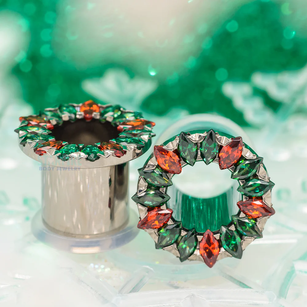 Marquise Eyelets with Brilliant-Cut Gems - Holiday Collection - Image 2