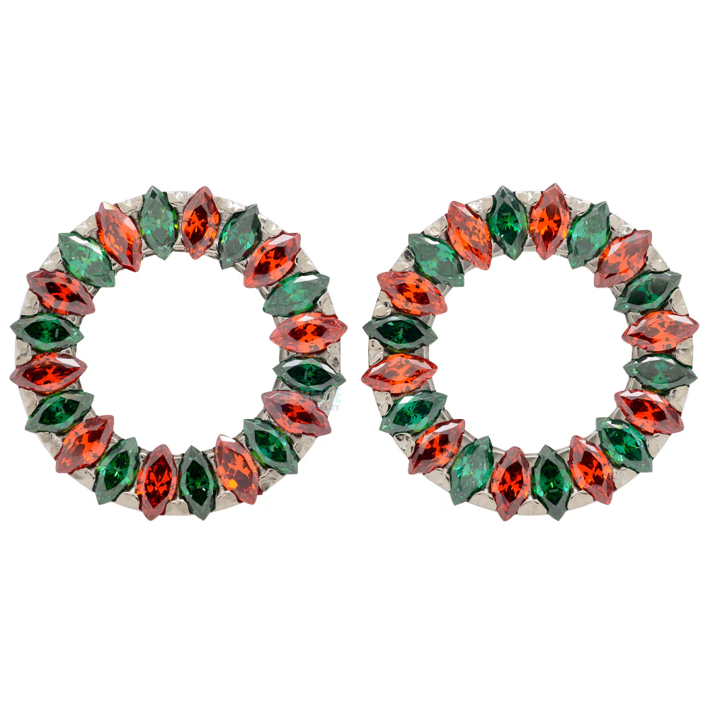 Marquise Eyelets with Brilliant-Cut Gems - Holiday Collection - Image 4
