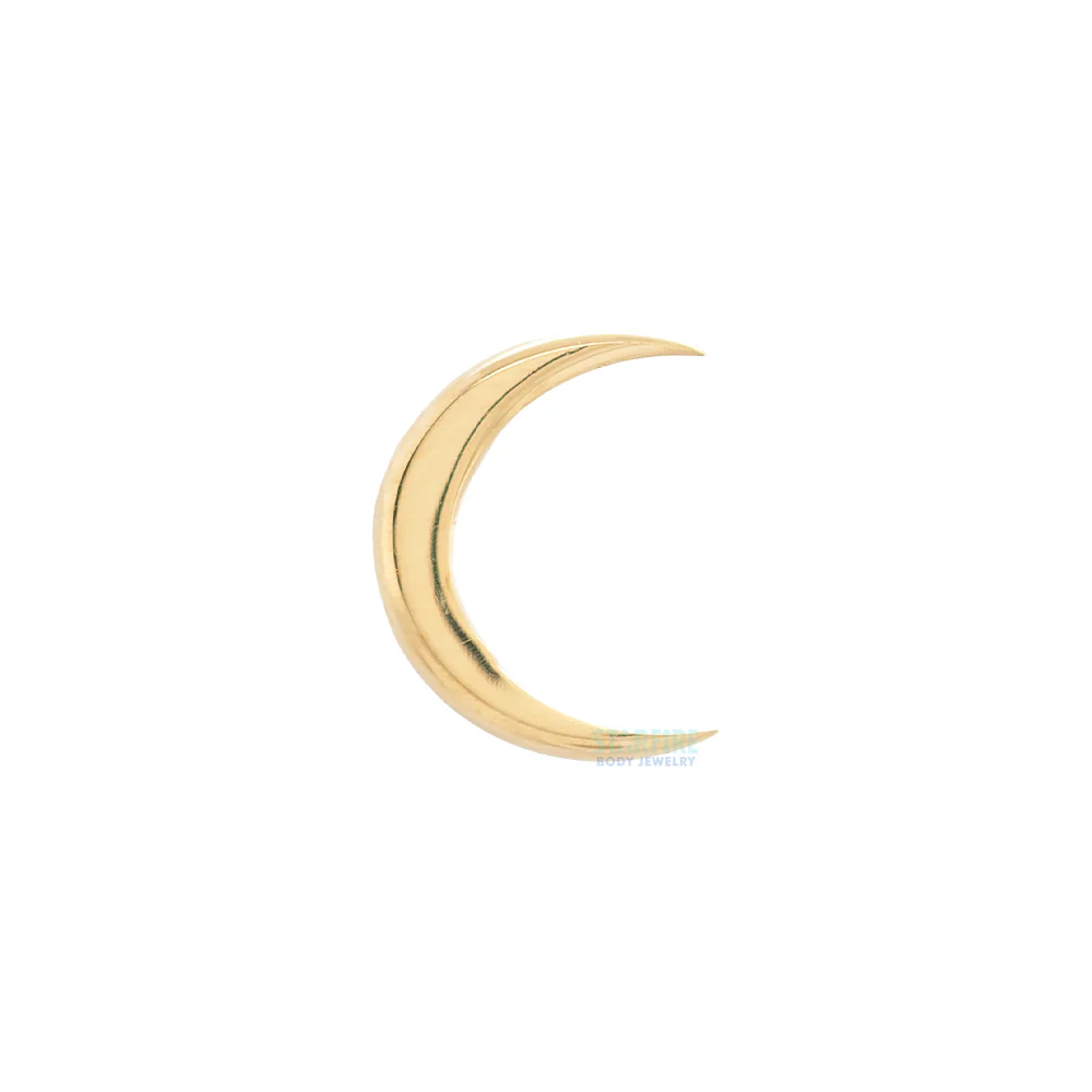 Moon Threaded End in Gold - Image 3