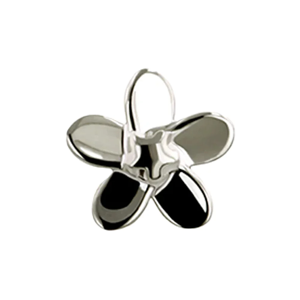Plumeria Threaded End in Gold - Image 3