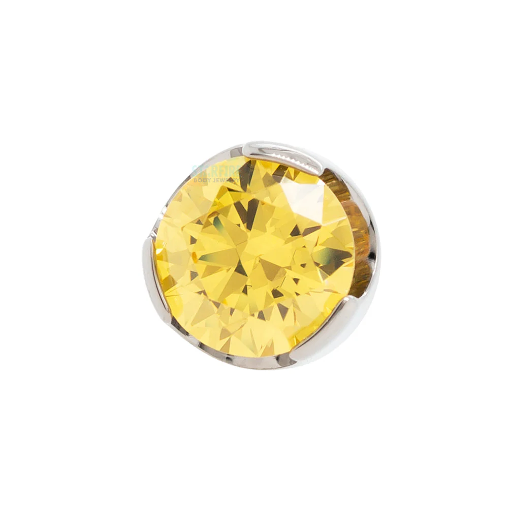 Prong-Set Brilliant Cut Threaded End - Image 13