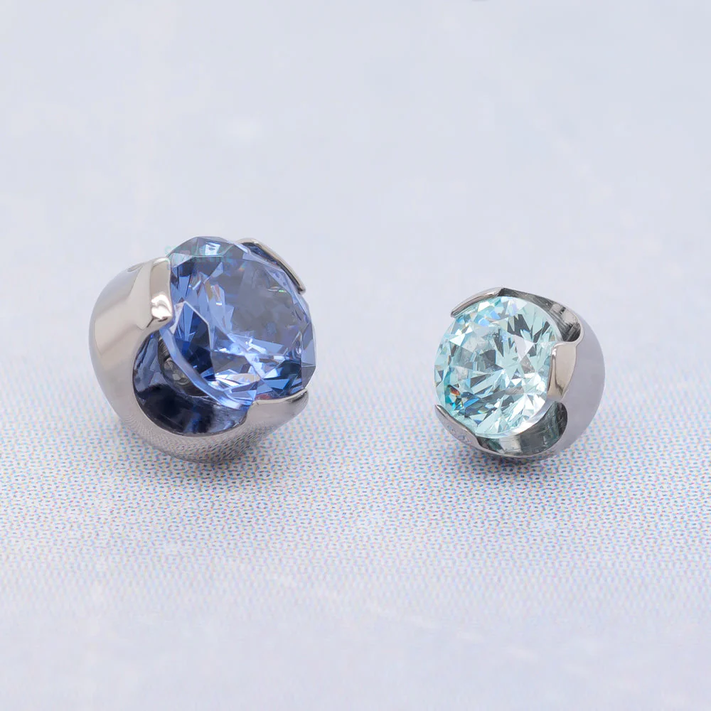 Prong-Set Brilliant Cut Threaded End - Image 2
