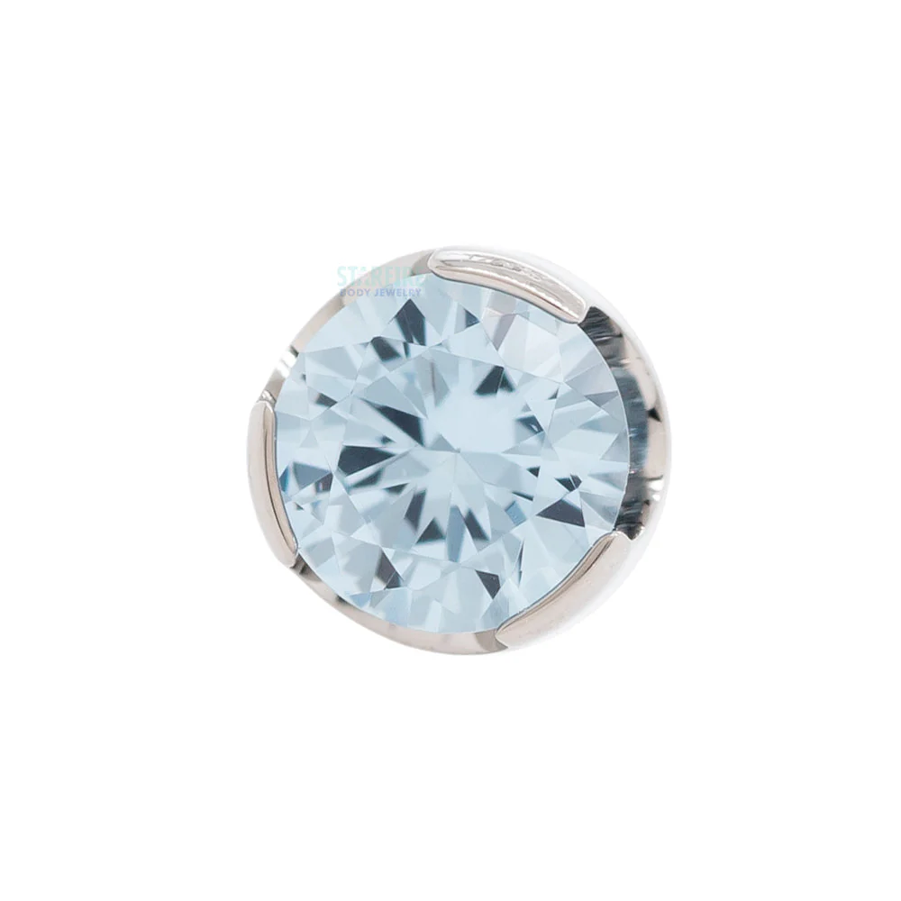 Prong-Set Brilliant Cut Threaded End - Image 7