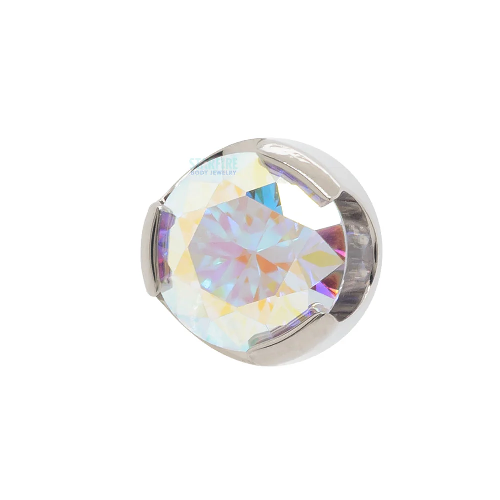 Prong-Set Brilliant Cut Threaded End - Image 9