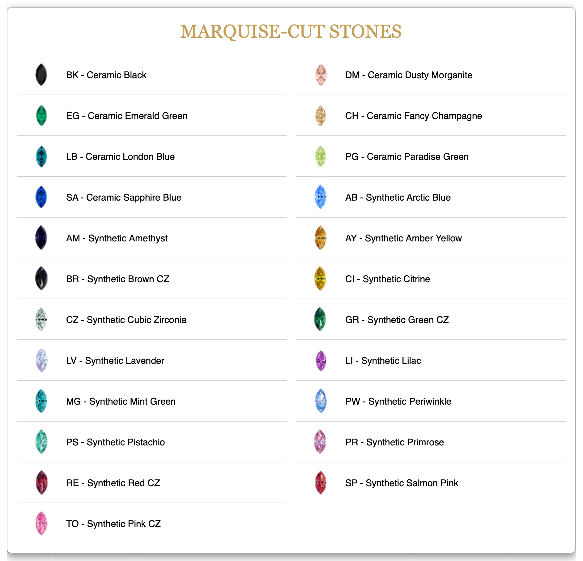 "Sedona" Seam Ring in Gold with Marquise-Cut Brilliant Gems - custom color combos - Image 9