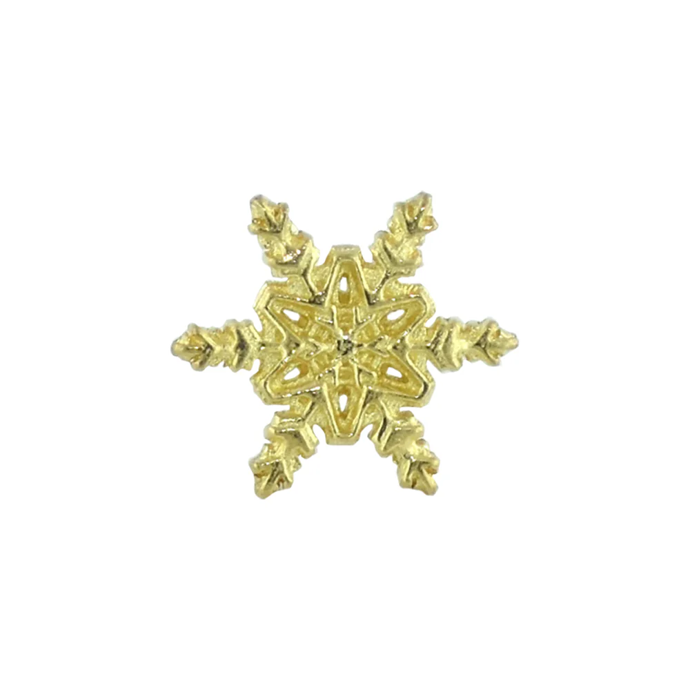 "Snowfall" Threaded End in Gold - Image 4