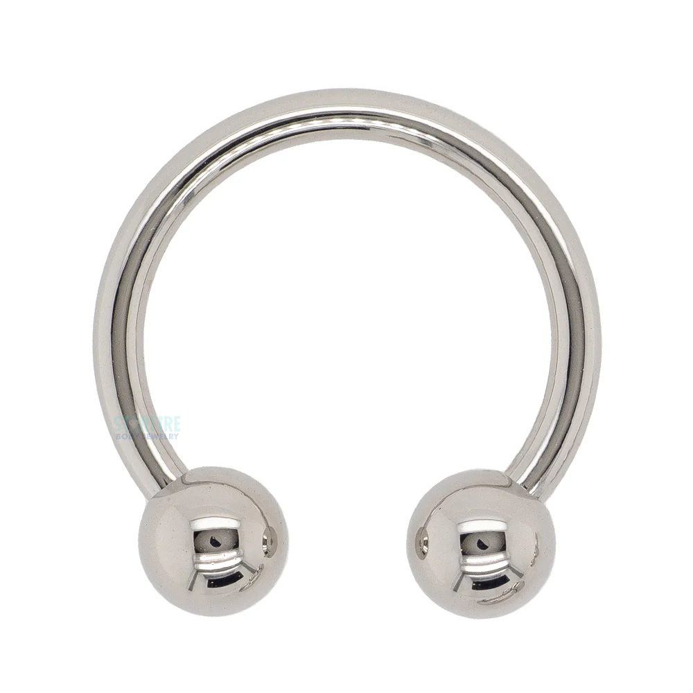 Stainless Steel Circular Barbell - 0 ga. - Image 3