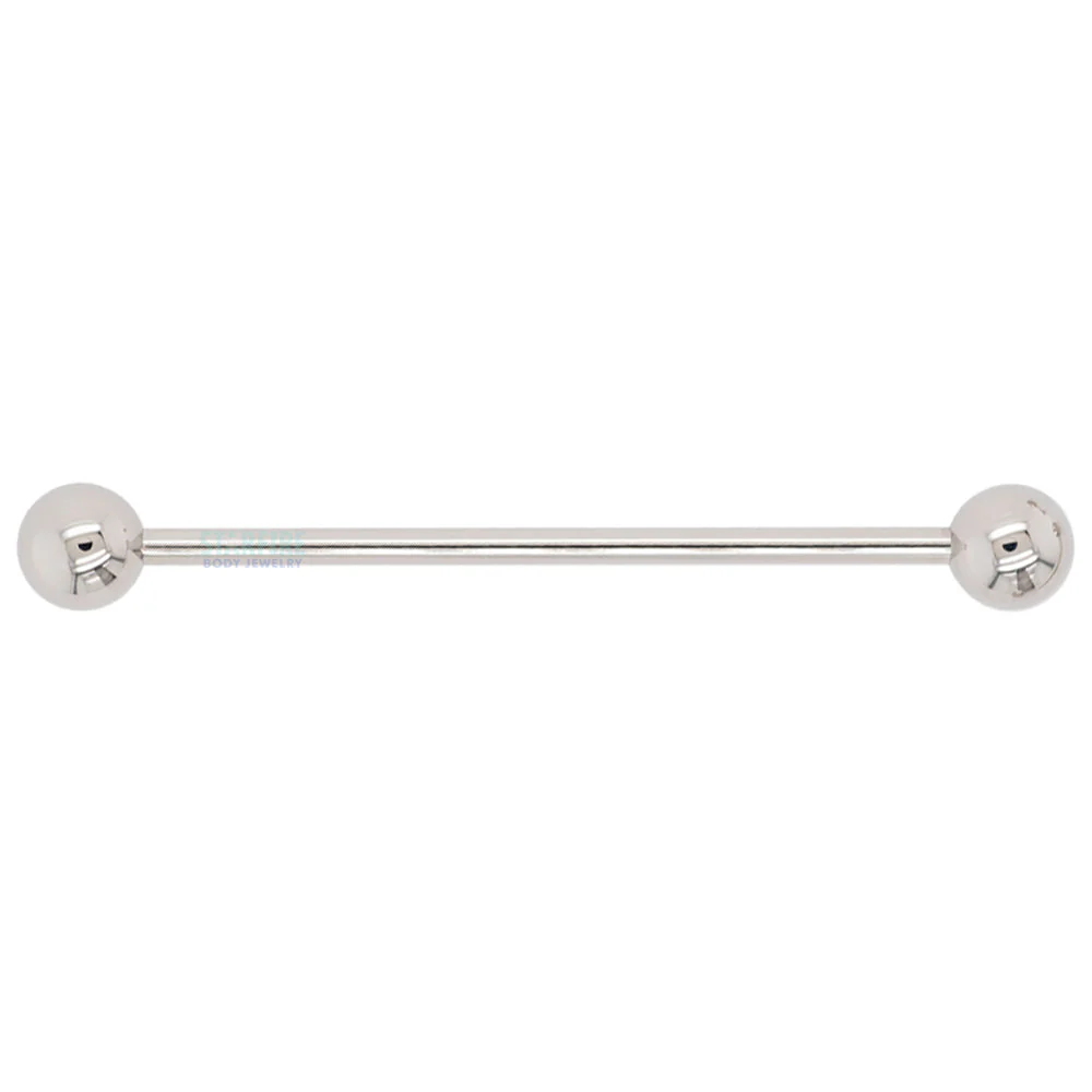 Stainless Steel Straight Barbell - 4 ga. - Image 3