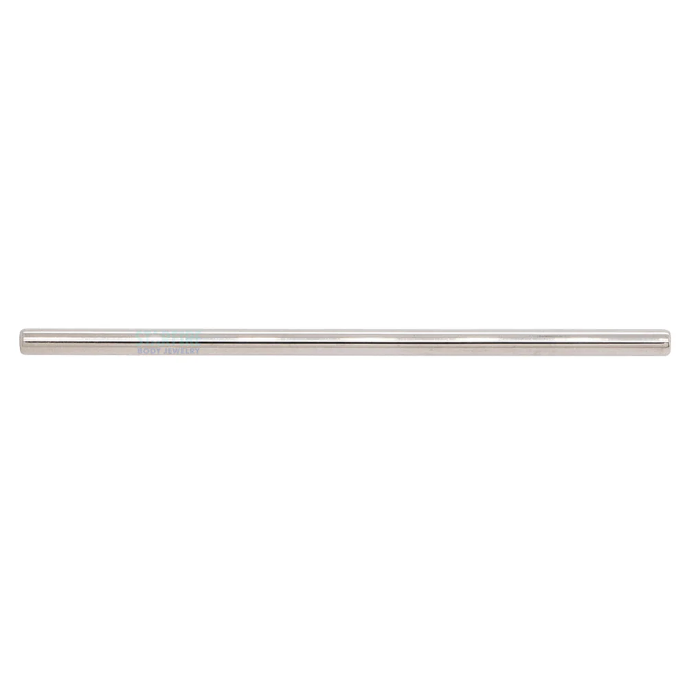 Stainless Steel Threaded Straight Barbell Shaft - 16 ga. - Image 3