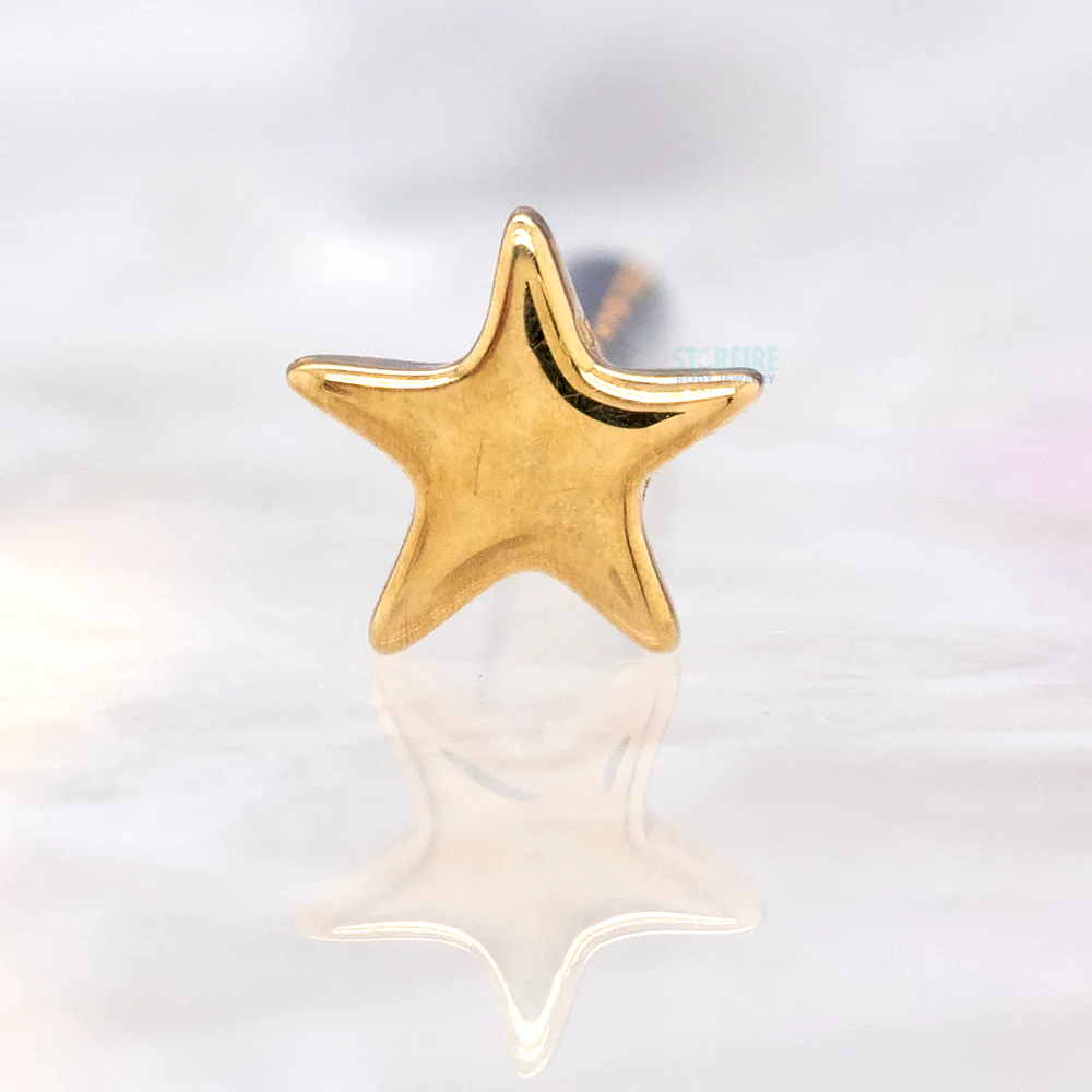 Star Threaded End in Gold - Image 2
