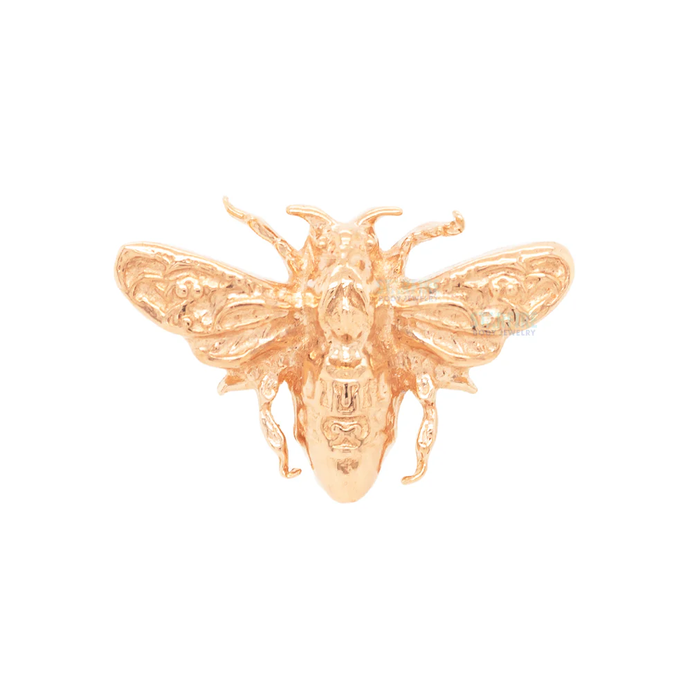 Bee Threaded End in Gold - Image 8