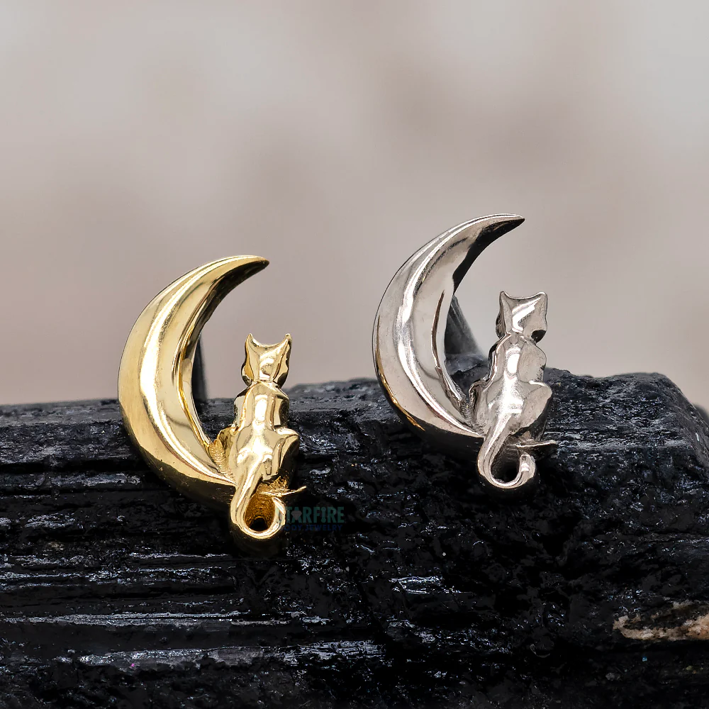threadless: "Cat Moon" End in Gold - Image 2