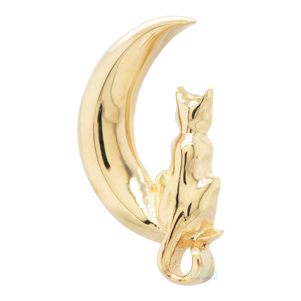 threadless: "Cat Moon" End in Gold - Image 3