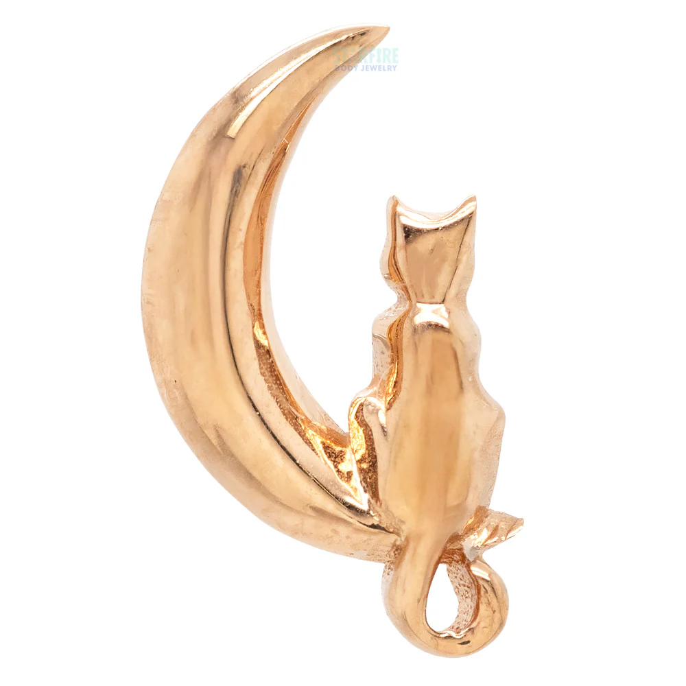 threadless: "Cat Moon" End in Gold - Image 7