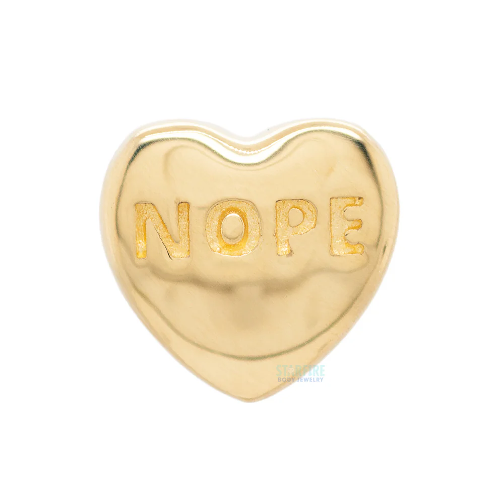 threadless: Valentine Conversation Hearts End in Gold - Image 10