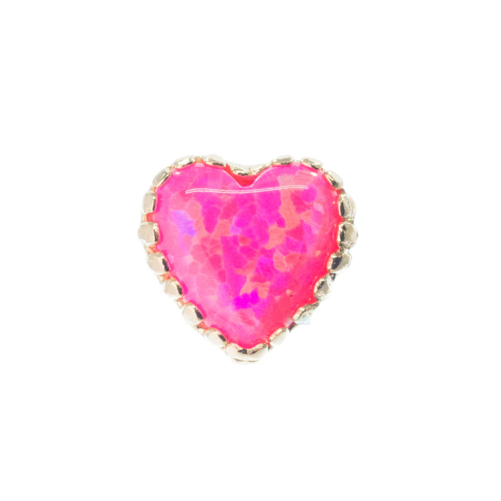 threadless: Heart Opal End in Gold - Image 40