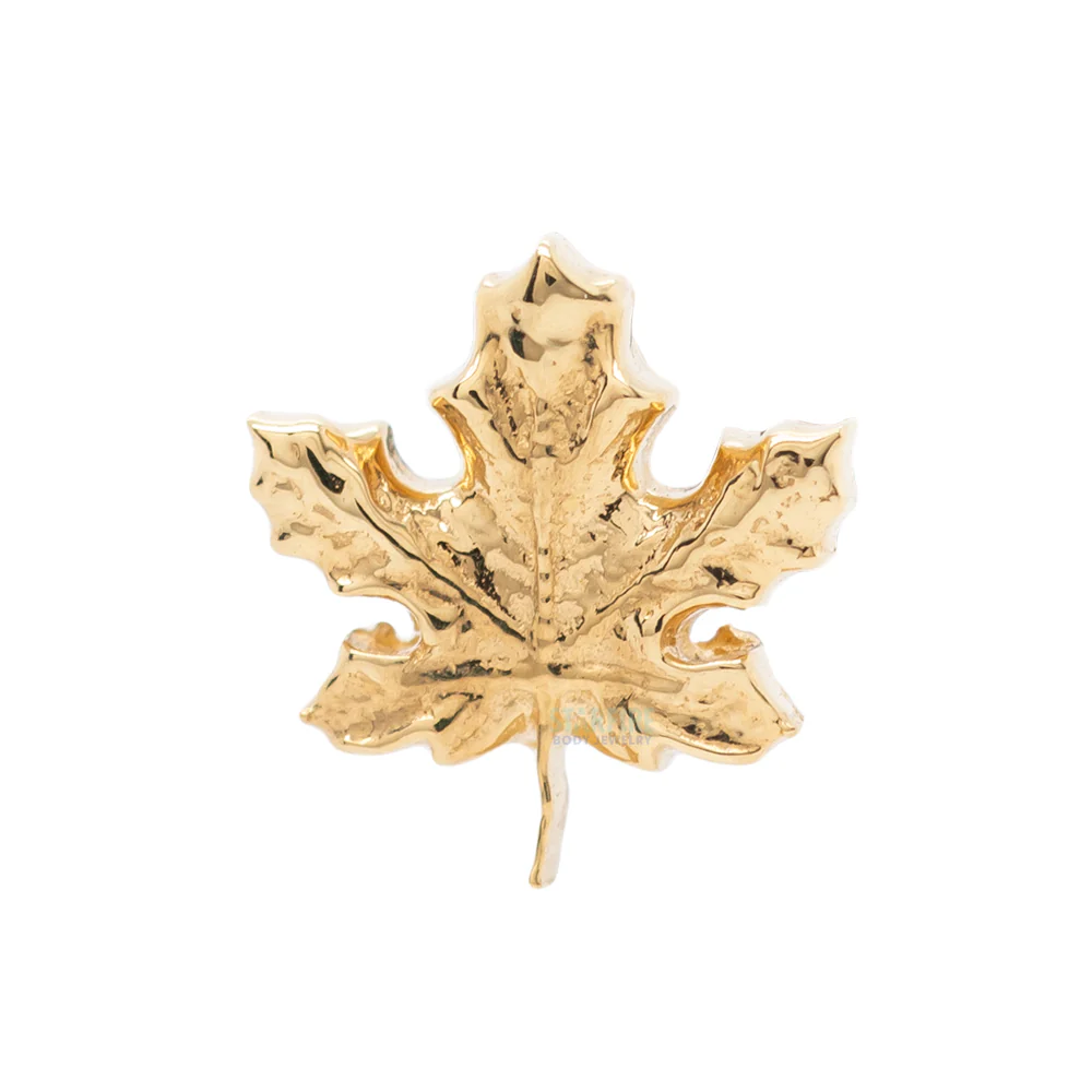 threadless: Maple Leaf End in Gold - Image 3