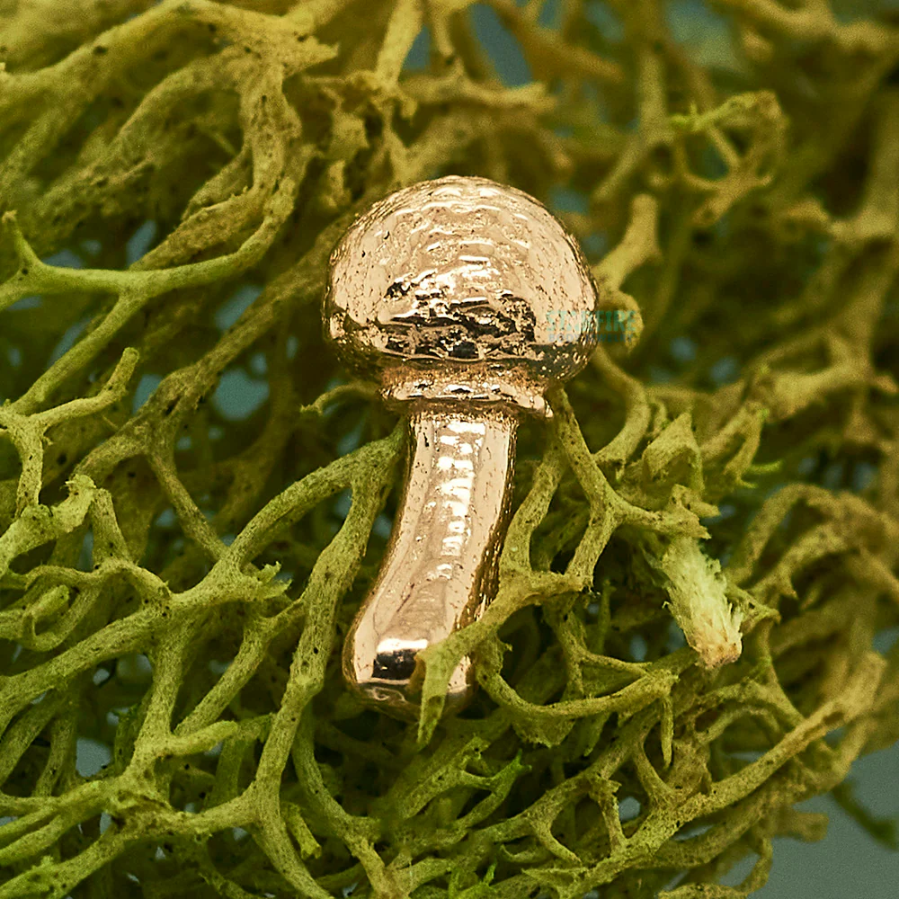 threadless: "Mushroom 03" End in Gold - Image 2