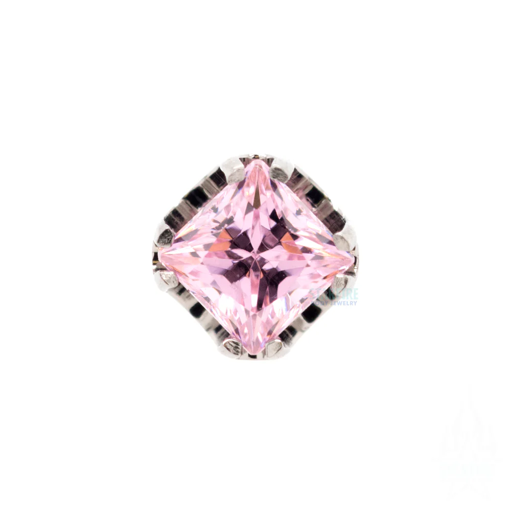 threadless: Princess-Cut Gem in Prongs End - Image 7