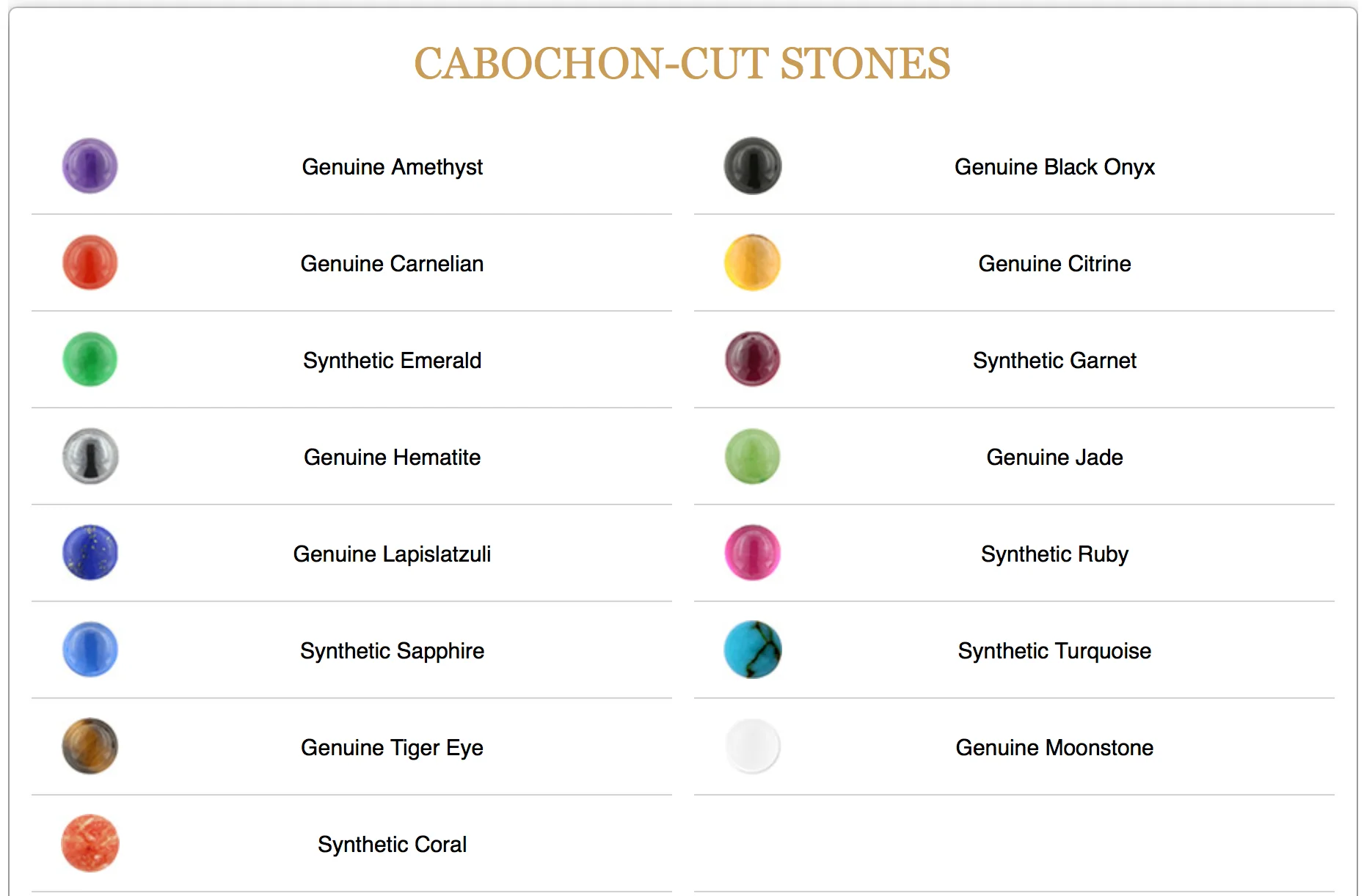 threadless: Prong-Set Natural Stone Cabochon End - Image 2