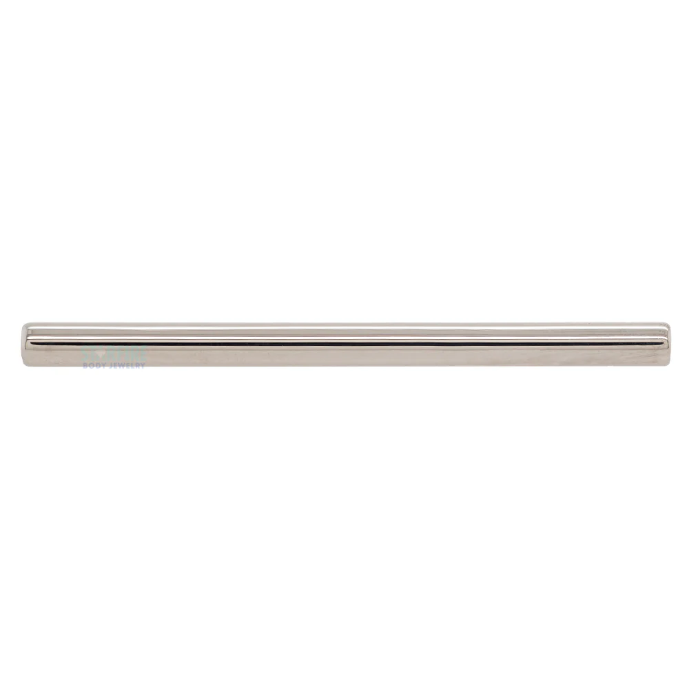 Titanium Threaded Straight Barbell Shaft - 10 ga. - Image 3