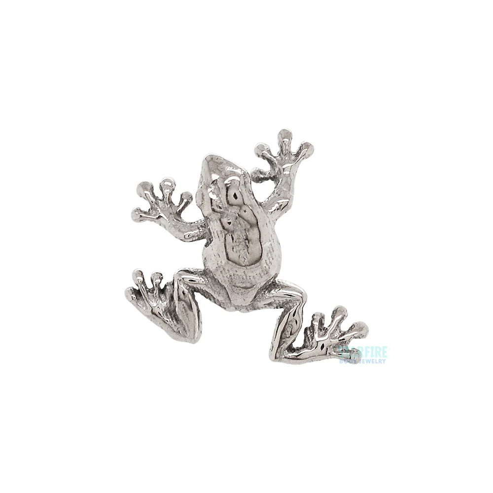 Tree Frog Threaded End in Gold - Image 5