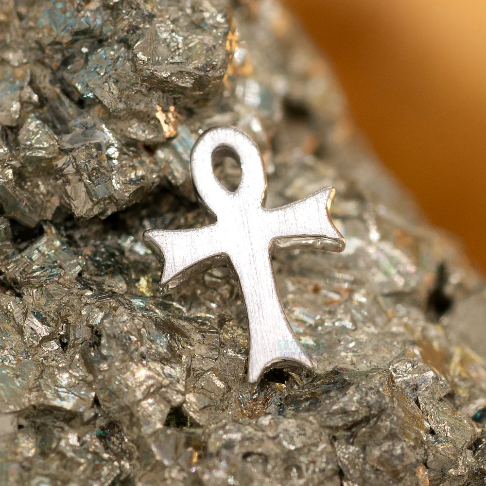 Ankh Threaded End SATIN FINISH in Gold - Image 2