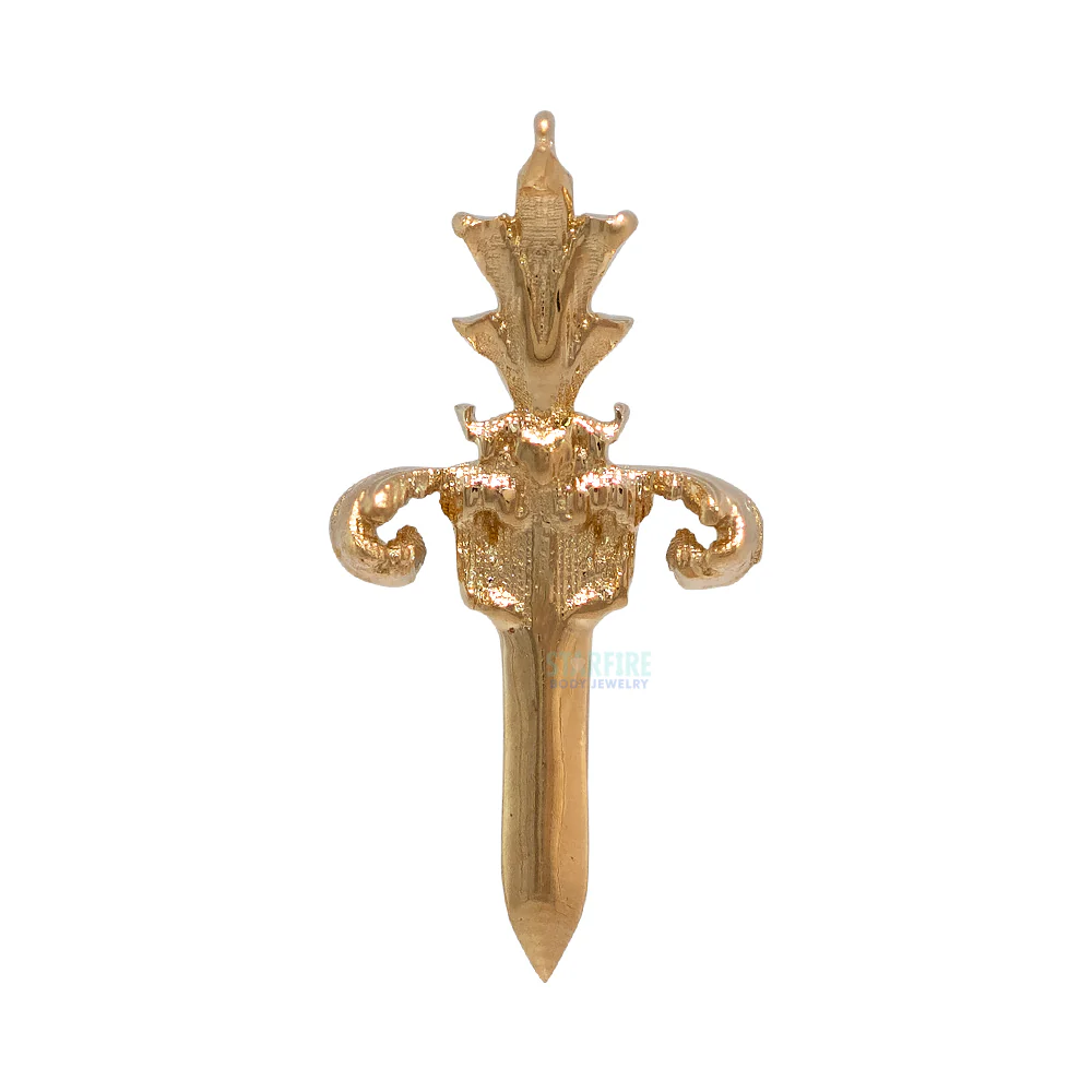 threadless: "Royal Dagger" End in Gold - Image 4
