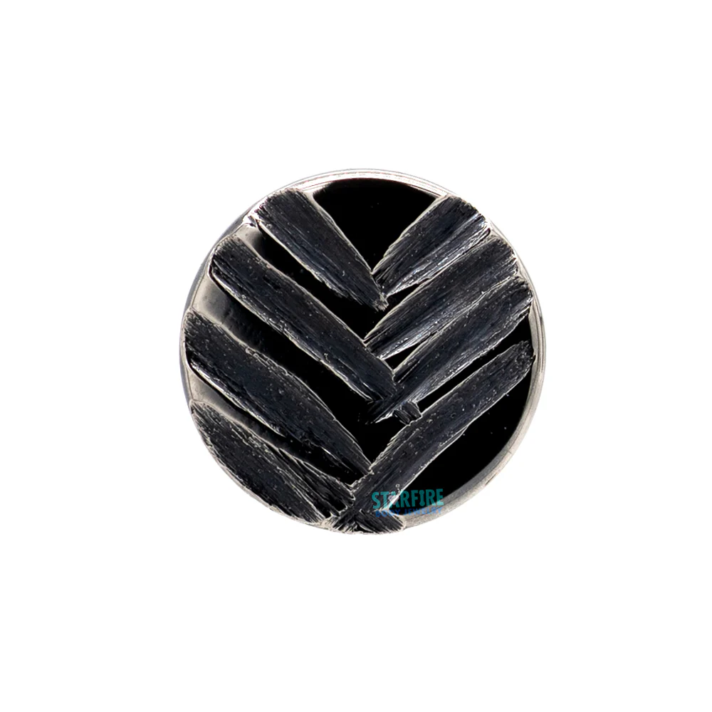 threadless: Evergreen Disk End in Black Niobium - Image 3