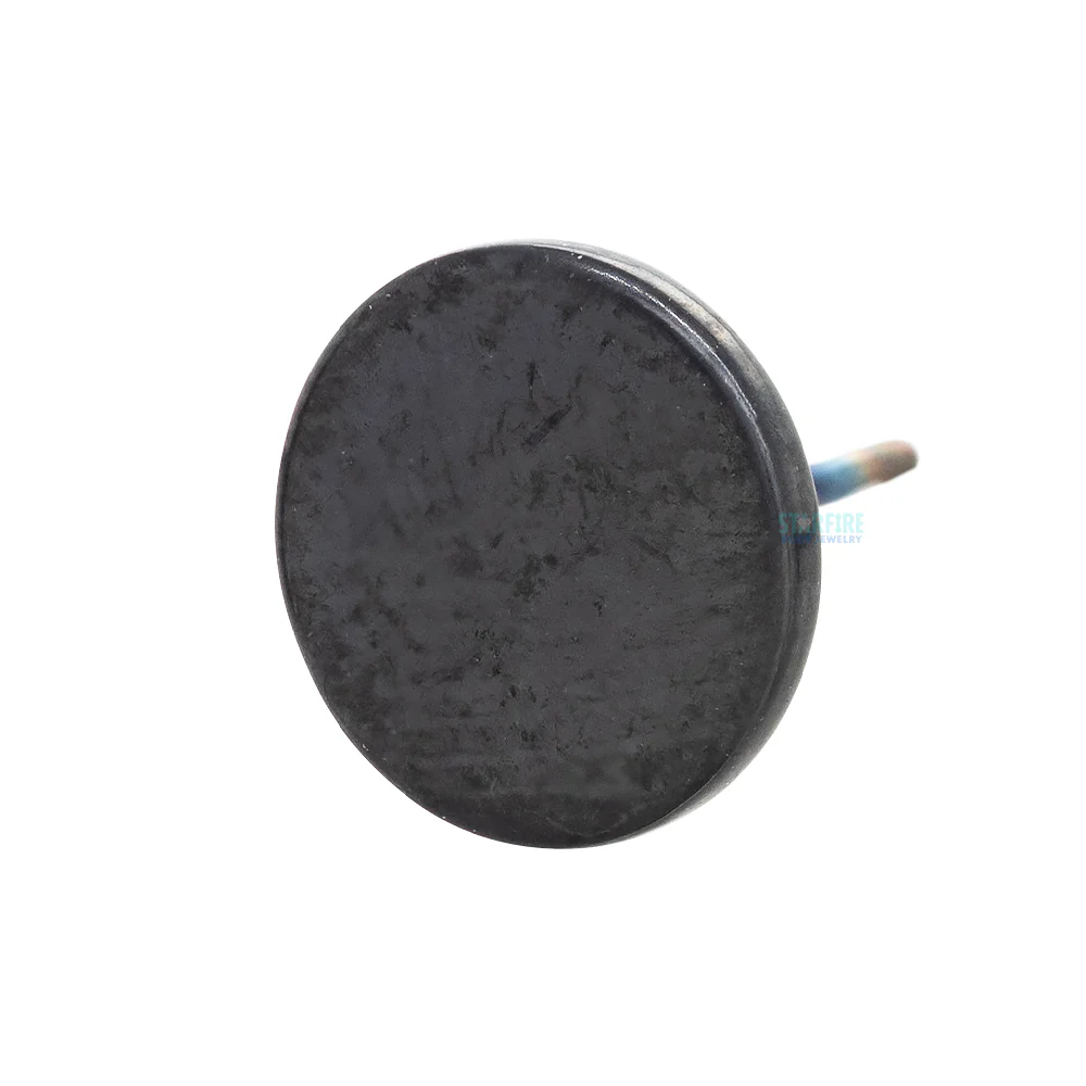 threadless: Matte Disk End in Black Niobium - Image 3