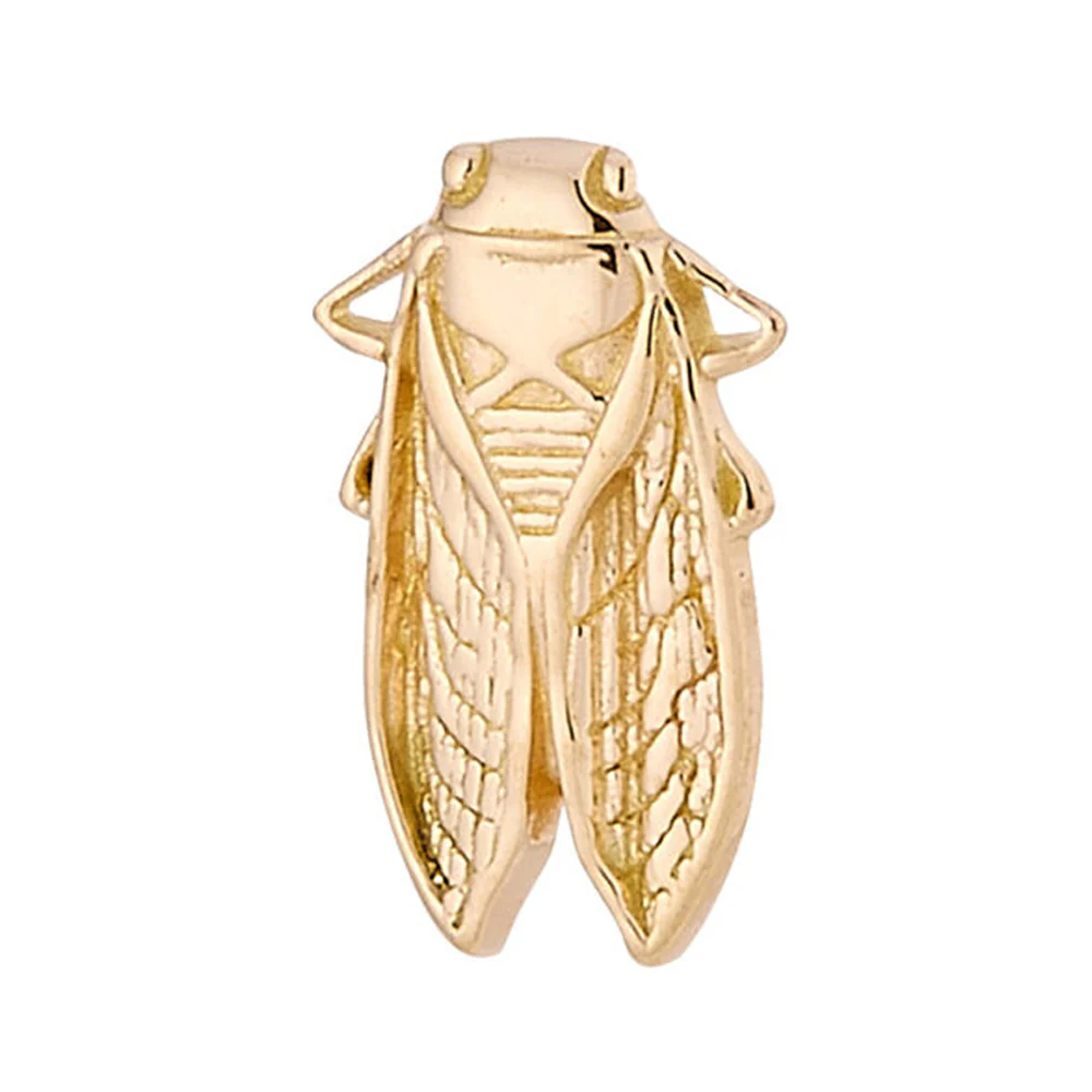 Cicada Threaded End in Gold - Image 2
