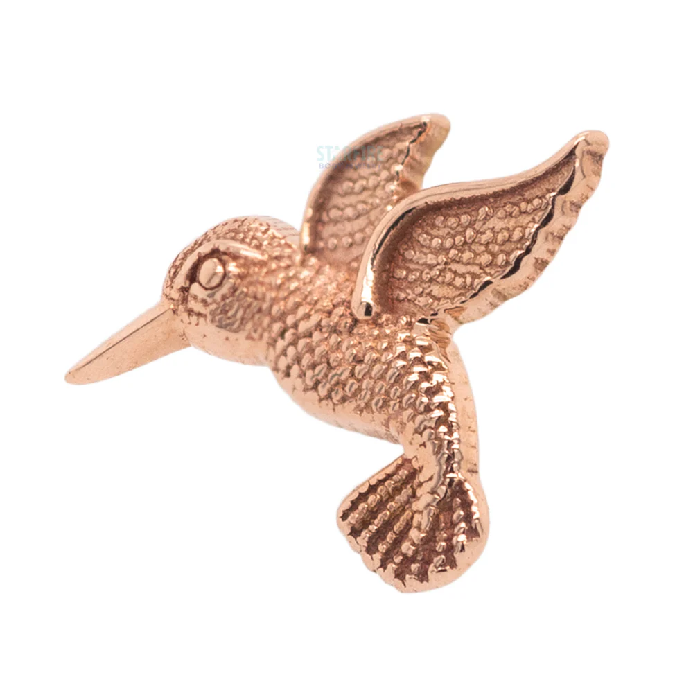 Hummingbird Threaded End in Gold - Image 2