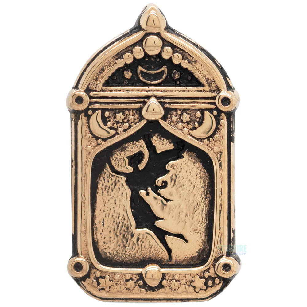 threadless: Fairy Lantern End in Gold - Image 2