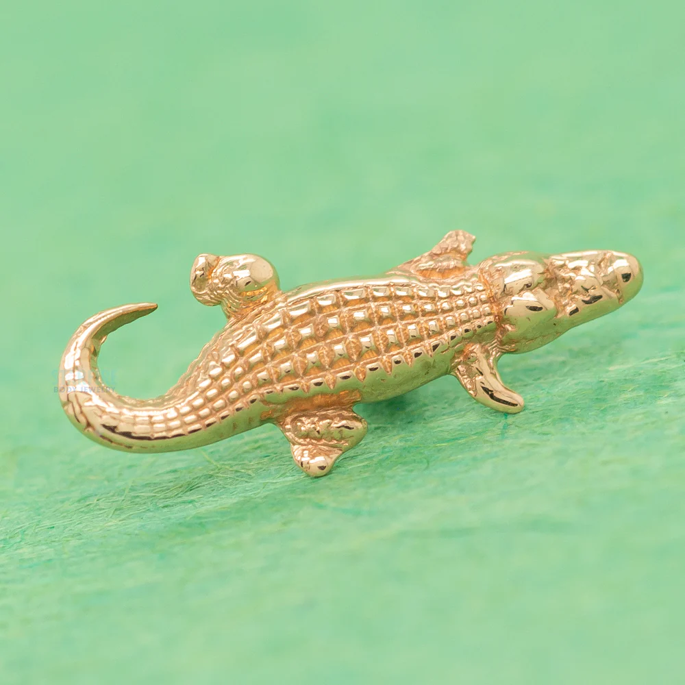 threadless: Gator End in Gold - Image 2